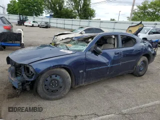 2006 Dodge Charger z VIN 2B3LA43G96H446907, wystawiony jako Copart lot #55609475 z przebiegiem Nie podano mil oraz Szkoda całkowita • Salvage title. Historia ofert i sprzedaży dostępna na DreamBid. Obrazek 1.