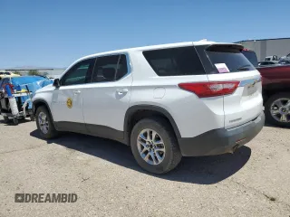 2020 Chevrolet Traverse LS z VIN 1GNERFKW5LJ204475, wystawiony jako Copart lot #49001335 z przebiegiem 188 006 mil mil oraz Szkoda całkowita • Salvage title. Historia ofert i sprzedaży dostępna na DreamBid. Obrazek 2.