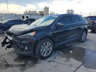 2019 Ford Edge Titanium с VIN 2FMPK3K96KBC15403, выставлен на аукционе Copart как лот 63804065 с пробегом 61 926 миль миль и Списание • Salvage title. История ставок и продаж доступна на DreamBid. Изображение 1.
