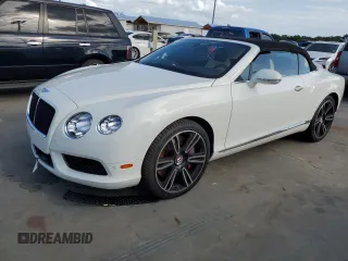 2013 Bentley Continental GT with VIN SCBGT3ZA6DC084979, listed as a Copart auction lot 75217924 with Not Provided miles and Salvage Title. Bid and sale history available at DreamBid. Image 1.