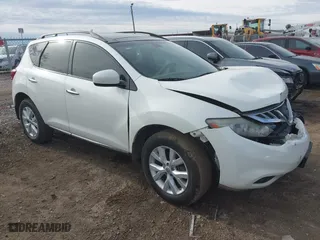 2012 Nissan Murano S with VIN JN8AZ1MU3CW109927, listed as a IAAI auction lot 41318007 with 293,827 mi miles. Bid and sale history available at carsss.com. Image 1.