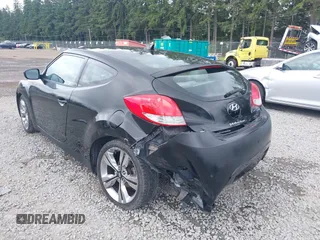 2012 Hyundai Veloster w/Gray Int with VIN KMHTC6AD4CU062034, listed as a IAAI auction lot 42371790 with 116,861 mi miles and . Bid and sale history available at DreamBid. Image 6.