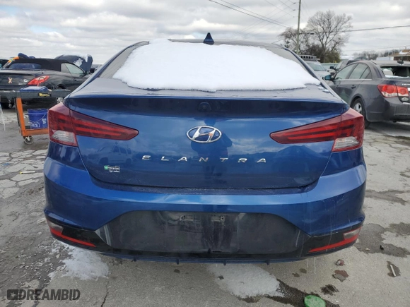 2020 Hyundai Elantra SEL with VIN 5NPD84LF7LH631742, listed as a Copart auction lot 45944915 with 85,106 mi miles and Salvage Title. Bid and sale history available at carsss.com. Image 6.