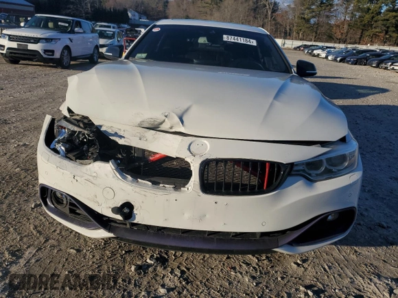 2015 BMW 4 Series 435i xDrive with VIN WBA4B3C59FGV48533, listed as a Copart auction lot 87441184 with 102,482 mi miles and Salvage Title. Bid and sale history available at DreamBid. Image 5.