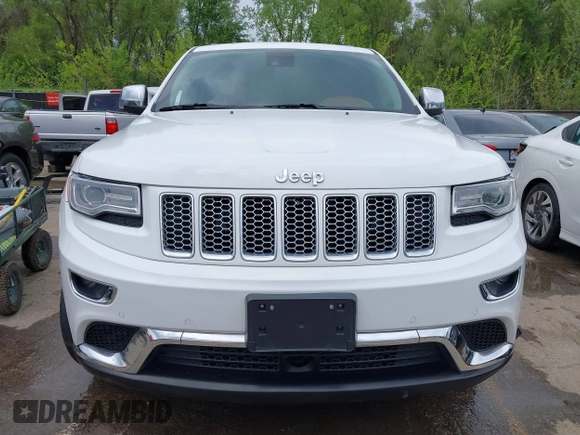 2015 Jeep Grand Cherokee Summit with VIN 1C4RJFJG5FC104087, listed as a IAAI auction lot 42100298 with 88,710 mi miles and . Bid and sale history available at DreamBid. Image 12.