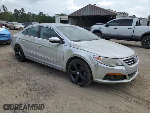 2011 Volkswagen CC Lux Plus with VIN WVWHN7AN8BE720272, listed as a Copart auction lot 53833515 with Not Provided miles and Clean Title. Bid and sale history available at carsss.com. Image 4.