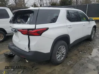 2022 Chevrolet Traverse LT Cloth with VIN 1GNEVMKW7NJ190372, listed as a Copart auction lot 44315595 with 19,791 mi miles and Salvage Title. Bid and sale history available at carsss.com. Image 3.