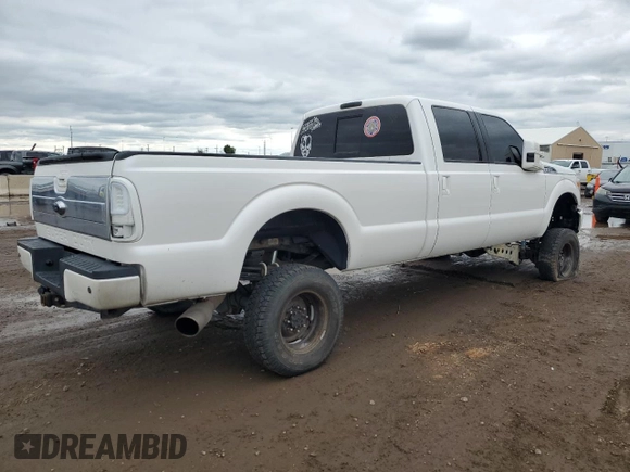 2016 Ford F-350 Platinum with VIN 1FT8W3BT4GEA03927, listed as a Copart auction lot 59504725 with Not provided miles and Salvage title. Bid and sale history available at DreamBid. Image 3.