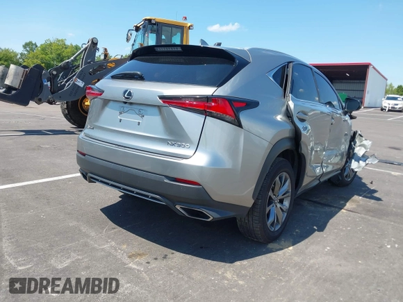 2020 Lexus NX 300 F Sport with VIN JTJJARBZXL2171569, listed as a IAAI auction lot 42700729 with 60,200 mi miles and . Bid and sale history available at DreamBid. Image 4.