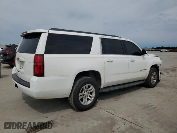 2015 Chevrolet Suburban LT with VIN 1GNSCJKCXFR278235, listed as a Copart auction lot 53805964 with 188,888 mi miles and Salvage Title. Bid and sale history available at DreamBid. Image 3.