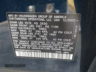 2023 Volkswagen ID.4 S z VIN 1V25MPE85PC057934, wystawiony jako IAAI lot #41135412 z przebiegiem 13 684 mil mil oraz . Historia ofert i sprzedaży dostępna na DreamBid. Obrazek 9.