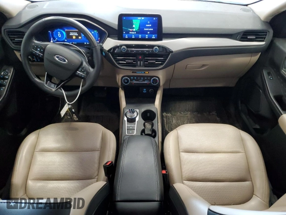 2020 Ford Escape SE Sport Hybrid with VIN 1FMCU9BZ7LUC52290, listed as a Copart auction lot 57080835 with 44,849 mi miles and Salvage title. Bid and sale history available at DreamBid. Image 8.