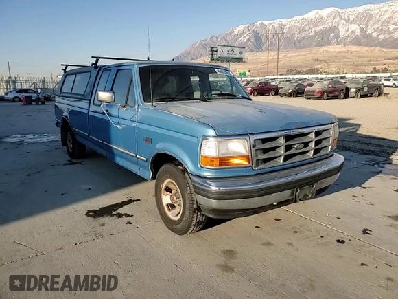 1993 Ford F-150 with VIN 1FTEX15N6PKB47692, listed as a Copart auction lot 43487355 with 129,417 mi miles and Salvage Title. Bid and sale history available at carsss.com. Image 11.
