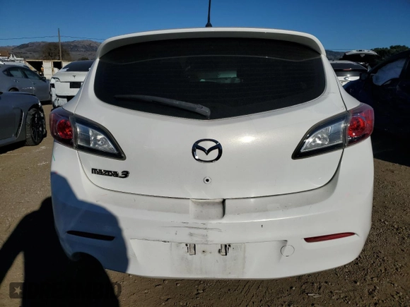 2011 Mazda 3 GX with VIN JM1BL1KF2B1467408, listed as a Copart auction lot 89204995 with 231,925 mi miles and Salvage Title. Bid and sale history available at carsss.com. Image 6.