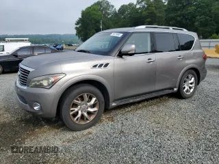 2012 Infiniti QX56 7-passenger z VIN JN8AZ2NE8C9019328, wystawiony jako Copart lot #58619665 z przebiegiem 152 534 mil mil oraz Tytuł czysty. Historia ofert i sprzedaży dostępna na DreamBid. Obrazek 1.
