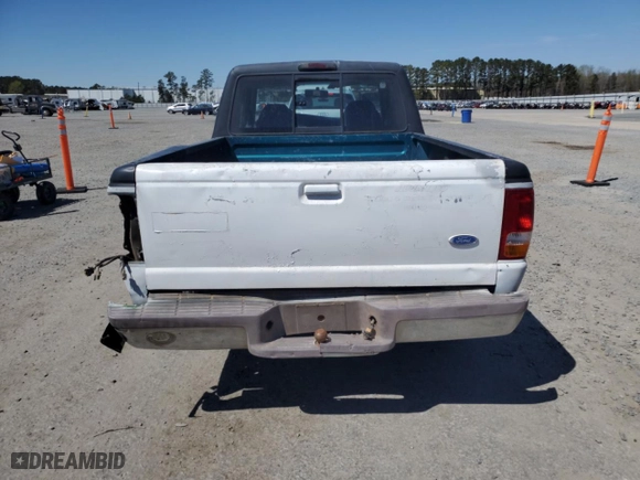 1995 Ford Ranger XL with VIN 1FTCR14A2SPA20336, listed as a Copart auction lot 50575295 with 122,635 mi miles and Salvage Title. Bid and sale history available at carsss.com. Image 6.