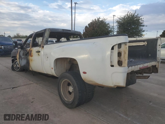 2008 Chevrolet Silverado 3500HD DRW Work Truck with VIN 1GCJC33K48F152849, listed as a Copart auction lot 76907014 with Not Provided miles and Non Repairable. Bid and sale history available at DreamBid. Image 2.