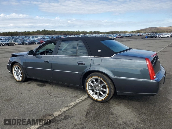 2010 Cadillac DTS w/1SC with VIN 1G6KD5EY6AU133836, listed as a Copart auction lot 46990655 with 112,195 mi miles and Salvage Title. Bid and sale history available at carsss.com. Image 2.