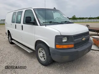 2017 Chevrolet Express Cargo with VIN 1GCWGAFFXH1293421, listed as a Copart auction lot 57913355 with 410,541 mi miles and Clean title. Bid and sale history available at DreamBid. Image 4.