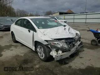 2014 Honda Civic Sedan LX with VIN 2HGFB2F52EH514682, listed as a Copart auction lot 50954965 with 134,401 mi miles and Salvage Title. Bid and sale history available at carsss.com. Image 11.