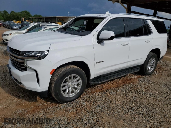 2021 Chevrolet Tahoe LT z VIN 1GNSCNKD0MR418886, wystawiony jako Copart lot #54391335 z przebiegiem 94 264 mil mil oraz Szkoda całkowita • Salvage title. Historia ofert i sprzedaży dostępna na DreamBid. Obrazek 1.