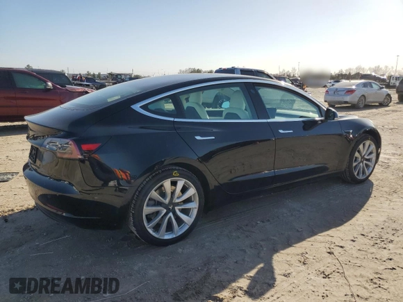2019 Tesla Model 3 Mid Range with VIN 5YJ3E1EA6KF302273, listed as a Copart auction lot 46649115 with 120,412 mi miles and Salvage Title. Bid and sale history available at DreamBid. Image 3.