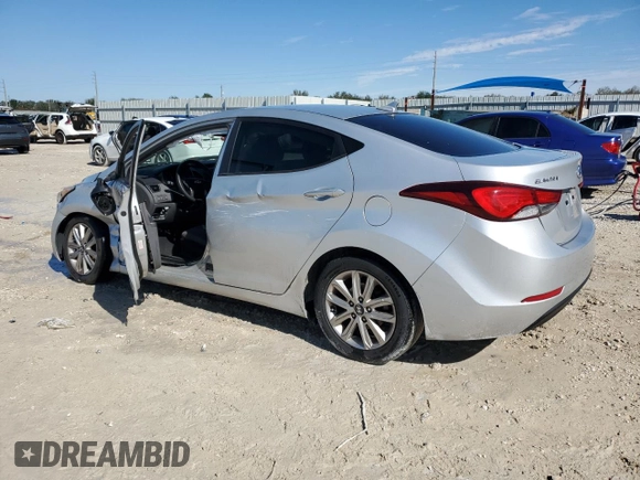 2015 Hyundai Elantra SE with VIN 5NPDH4AE6FH554537, listed as a Copart auction lot 41907465 with 106,131 mi miles and Salvage Title. Bid and sale history available at DreamBid. Image 2.