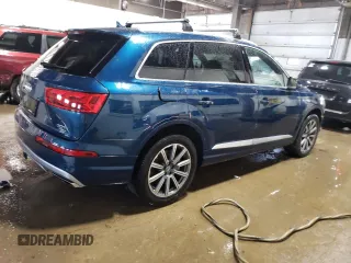 2018 Audi Q7 Premium Plus with VIN WA1LAAF73JD032143, listed as a Copart auction lot 57399785 with 97,893 mi miles and Salvage title. Bid and sale history available at DreamBid. Image 3.