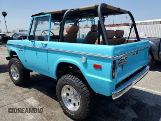 1969 Ford Bronco with VIN U15GLE92472, listed as a Copart auction lot 55164735 with 1,521 mi miles and Salvage title. Bid and sale history available at DreamBid. Image 2.