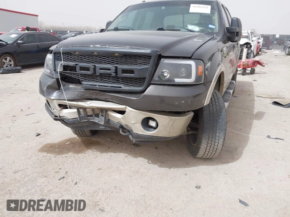2007 Ford F-150 XLT with VIN 1FTPW14V77KB42126, listed as a IAAI auction lot 41801954 with 179,772 mi miles. Bid and sale history available at carsss.com. Image 6.