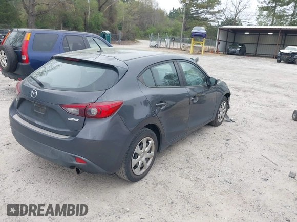 2016 Mazda 3 i Sport with VIN 3MZBM1J72GM244087, listed as a IAAI auction lot 41942004 with 162,209 mi miles and . Bid and sale history available at DreamBid. Image 4.