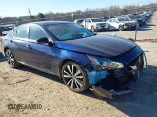2020 Nissan Altima 2.5 SR with VIN 1N4BL4CV9LC144105, listed as a IAAI auction lot 41649042 with 44,327 mi miles. Bid and sale history available at carsss.com. Image 1.