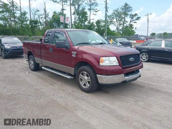 2005 Ford F-150 STX z VIN 1FTRX12W35NB25224, wystawiony jako IAAI lot #42224219 z przebiegiem 152 272 mil mil oraz . Historia ofert i sprzedaży dostępna na DreamBid. Obrazek 1.