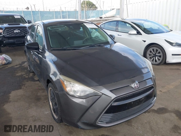 2016 Scion iA with VIN 3MYDLBZVXGY137502, listed as a IAAI auction lot 42047576 with 168,426 mi miles. Bid and sale history available at carsss.com. Image 1.