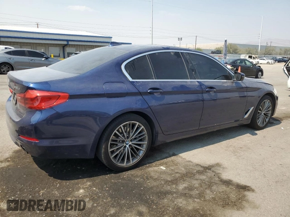 2020 BMW 5 Series 530e with VIN WBAJA9C01LCE55217, listed as a Copart auction lot 71109834 with Not Provided miles and Salvage Title. Bid and sale history available at DreamBid. Image 3.
