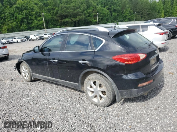 2010 Infiniti EX with VIN JN1AJ0HP1AM700027, listed as a Copart auction lot 61242935 with 204,033 mi miles and Salvage title. Bid and sale history available at DreamBid. Image 2.