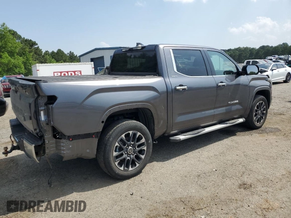 2023 Toyota Tundra Limited with VIN 5TFJA5DB6PX096065, listed as a Copart auction lot 57364635 with 36,811 mi miles and Salvage title. Bid and sale history available at DreamBid. Image 3.
