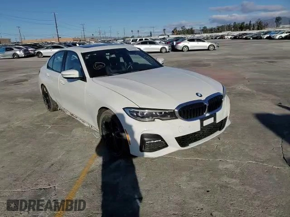 2019 BMW 3 Series 330i with VIN WBA5R1C5XKAK09751, listed as a Copart auction lot 66022322 with 37,802 mi miles. Bid and sale history available at carsss.com. Image 11.