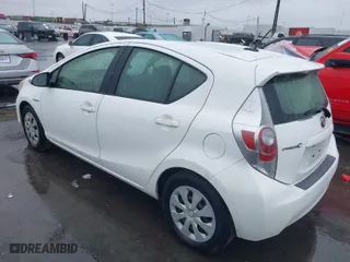 2013 Toyota Prius c One with VIN JTDKDTB36D1544010, listed as a IAAI auction lot 41561964 with 153,572 mi miles. Bid and sale history available at carsss.com. Image 3.