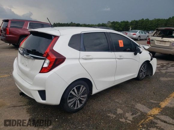 2015 Honda Fit EX-L with VIN 3HGGK5H84FM768913, listed as a Copart auction lot 60541285 with 107,886 mi miles and Salvage title. Bid and sale history available at DreamBid. Image 3.