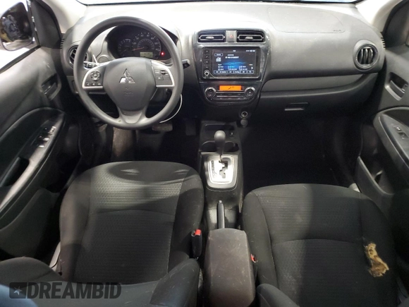 2023 Mitsubishi Mirage ES with VIN ML32FUFJ5PHF05662, listed as a Copart auction lot 53632475 with 21,861 mi miles and Salvage title. Bid and sale history available at DreamBid. Image 8.