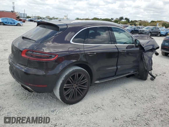 2017 Porsche Macan S with VIN WP1AB2A50HLB14917, listed as a Copart auction lot 53708615 with 112,512 mi miles and Salvage Title. Bid and sale history available at DreamBid. Image 3.