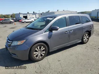 2015 Honda Odyssey EX-L z VIN 5FNRL5H68FB004232, wystawiony jako Copart lot #58750385 z przebiegiem 263 578 mil mil oraz Szkoda całkowita • Salvage title. Historia ofert i sprzedaży dostępna na DreamBid. Obrazek 1.