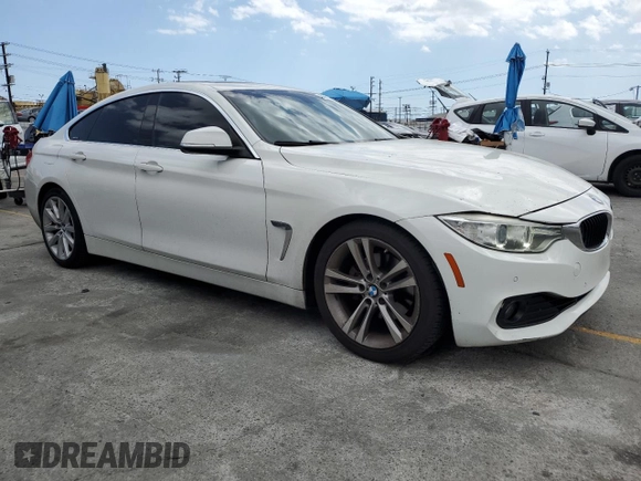 2016 BMW 4 Series 428i with VIN WBA4A9C5XGGL88217, listed as a Copart auction lot 56956985 with 156,209 mi miles and Salvage title. Bid and sale history available at DreamBid. Image 4.