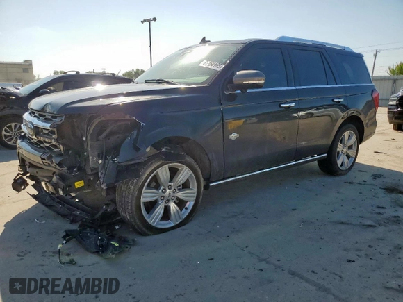 2023 Ford Expedition King Ranch with VIN 1FMJU1P86PEA13967, listed as a Copart auction lot 61160165 with 17,283 mi miles and Salvage title. Bid and sale history available at DreamBid. Image 1.