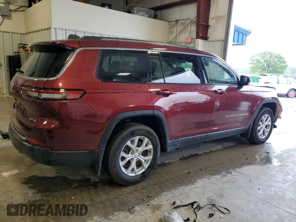 2023 Jeep Grand Cherokee Limited with VIN 1C4RJKBG7P8865294, listed as a Copart auction lot 57562135 with 35,612 mi miles and Salvage title. Bid and sale history available at DreamBid. Image 3.
