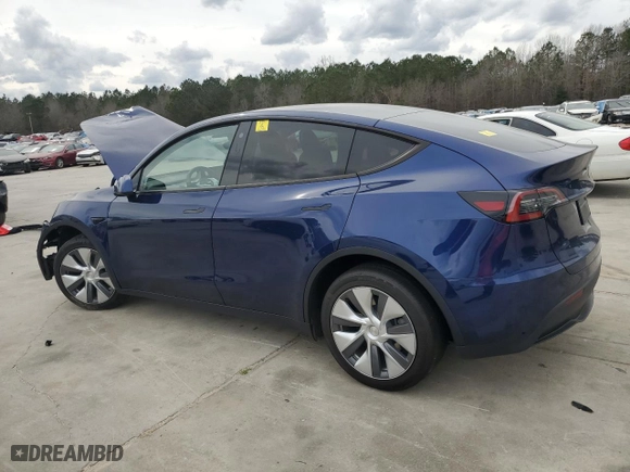 2023 Tesla Model Y Long Range with VIN 7SAYGDEE2PA096705, listed as a Copart auction lot 47790545 with 9,195 mi miles and Salvage Title. Bid and sale history available at carsss.com. Image 2.