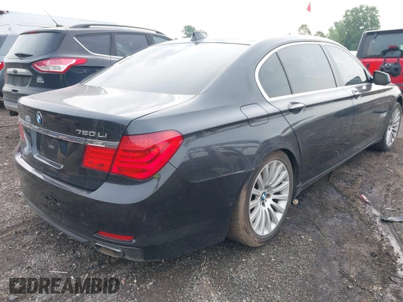 2012 BMW 7 Series 750Li xDrive with VIN WBAKC8C59CC436545, listed as a IAAI auction lot 42438798 with Not provided miles and . Bid and sale history available at DreamBid. Image 4.