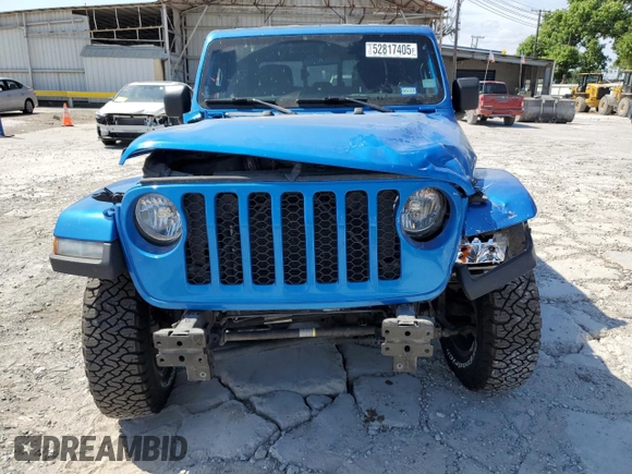 2021 Jeep Gladiator Sport S z VIN 1C6HJTAG0ML560089, wystawiony jako Copart lot #52817405 z przebiegiem 100 595 mil mil oraz Szkoda całkowita • Salvage title. Historia ofert i sprzedaży dostępna na DreamBid. Obrazek 5.