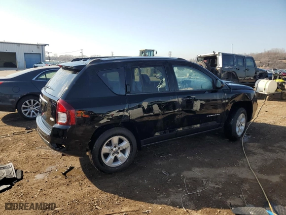 2017 Jeep Compass High Altitude with VIN 1C4NJCEA3HD156334, listed as a Copart auction lot 48219475 with 51,927 mi miles and Salvage Title. Bid and sale history available at carsss.com. Image 3.